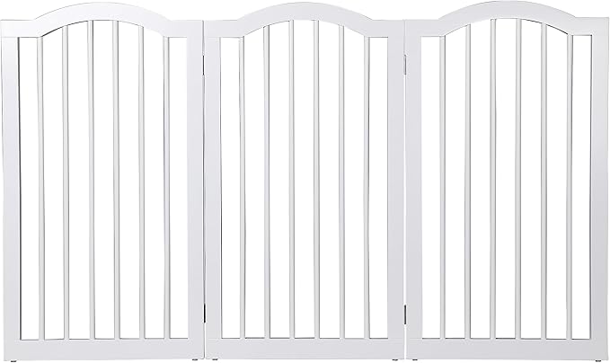 INTERNET'S BEST Arched Top Dog Gate | 3 Panel, and Porch | Portable, Extra Wide - Image 8