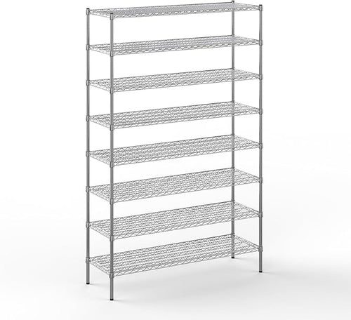 18" Deep x 54" Wide x 86" Height Wire Shelving Kit | 8-Tier | NSF Commercial by Regal+Altair