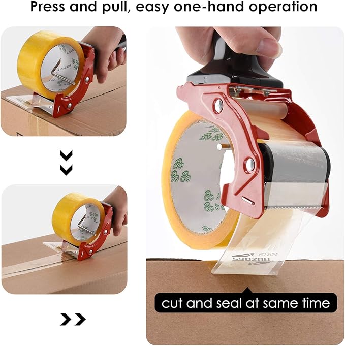 Fast Reload 2 Inch Tape Gun Dispenser Packing Packaging Sealing Cutter TG01 - Image 4