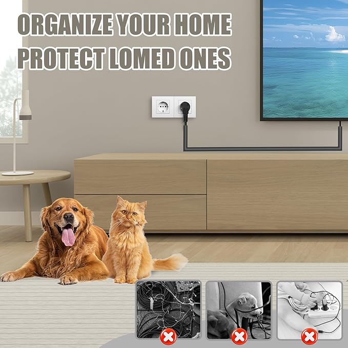 Cord Wall Cover, 236in Self-Adhesive Wire Covers - Image 2