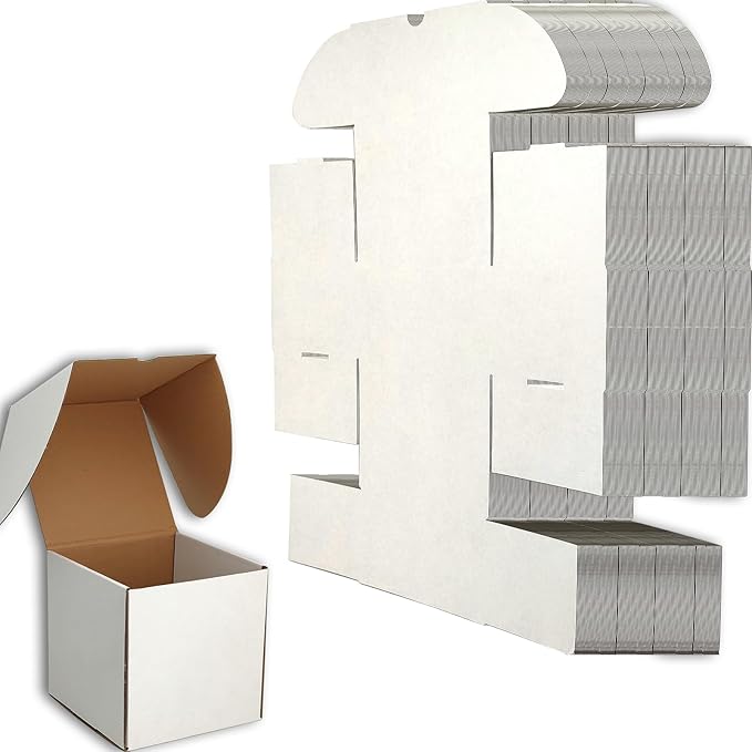6x6x6 inches Small Shipping Boxes Set of 20 by Lmuze