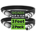 GEARit XLR Male to Female Microphone Cable 3-Pin Balanced Shielded Mixer by GEARit