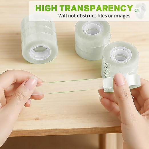 15 Rolls Transparent Tape Refills, Gift Wrap Tape 3/4 Inch x 1000 Inch - Image 3