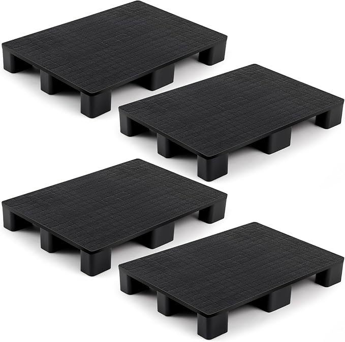 1 Pcs Plastic Pallet for Basement Storage Easy Stack Lightweight Floor Pallet by Vercraft