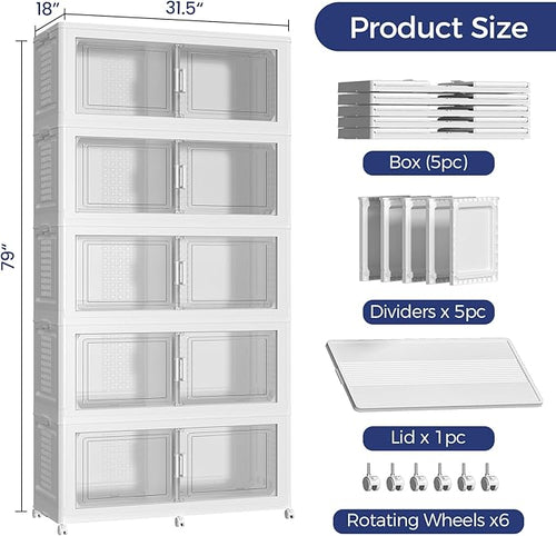 1000 QT Extra Large Stackable Storage Bins - Image 2