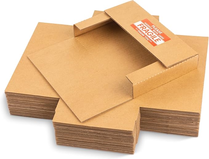 50 Pack 9x6x1.3 inch Corrugated Cardboard Boxes - Image 9