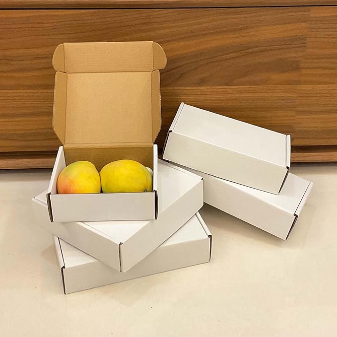 White Shipping Boxes 6x5x2 inch 50 Pack, Corrugated Boxes Mailer Packaging - Image 7