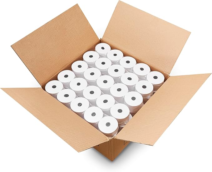 100 ROLLS SHARP ER A-320 330 4100 460 470 44mm 1.75 CASH REGISTER TAPE PAPER by WRBSUPPLY