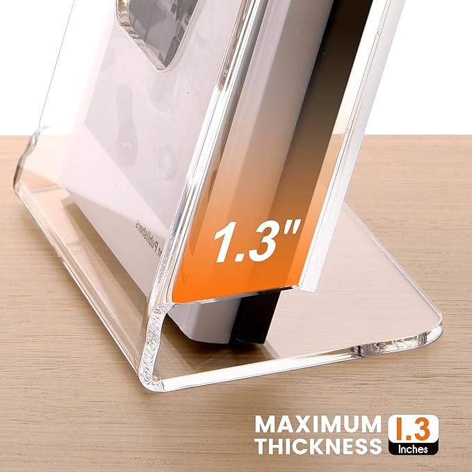 Acrylic Brochure Holder 8.5X11Inch, Magazine Pamphlet, Booklet Holder - Image 3