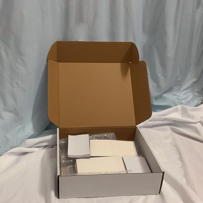 11x10x3 Inches White Shipping Boxes Set of 25，Cardboard Boxes Recyclable - Image 9
