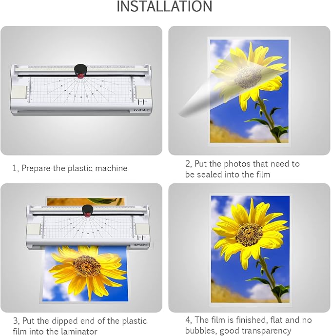 Thermal Laminating Pouches 9" x 11.5" Inches, Holds 8.5 x 11 Inch Sheets - Image 8