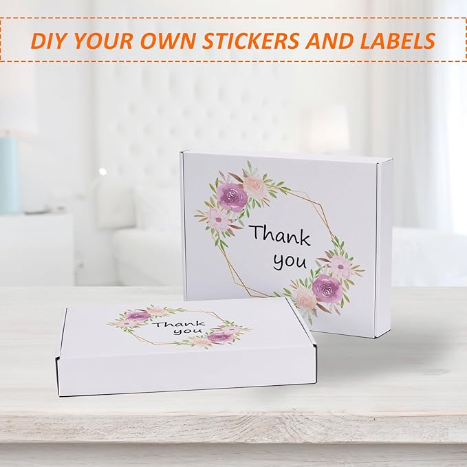 HORLIMER 13x10x2 Shipping Boxes Set of 30 - Image 4