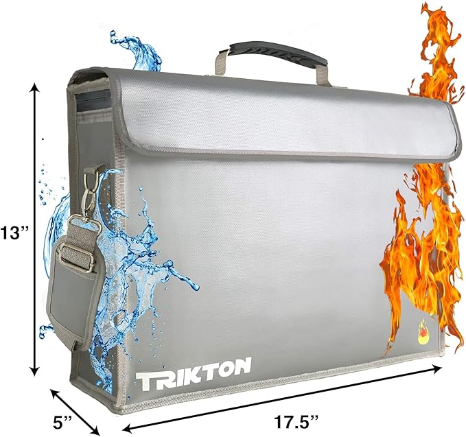 Fireproof & Waterproof Document Bag XXL 17.5x13x5 - Image 4