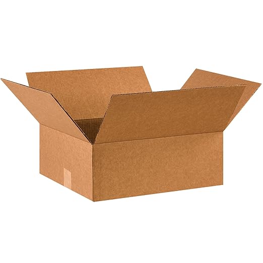 TAPE LOGIC 16 x 14 x 6 Corrugated Cardboard Boxes, Flat 16"L x 14"W x 6"H by TapeLogic