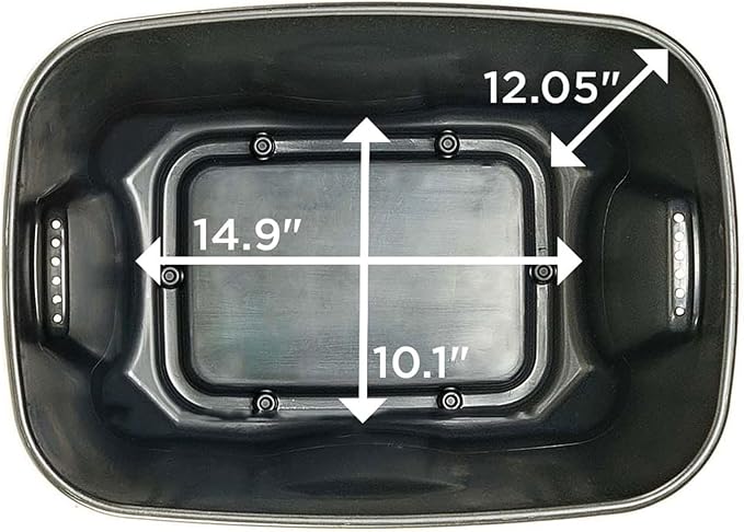 HOMZ Durable Molded Bin, Plastic Storage Container - Image 9