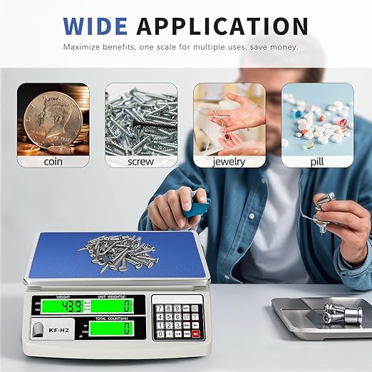 MEIYA Industrial Counting Scale, 30kg/0.5g Digital Coin Scale - Image 9