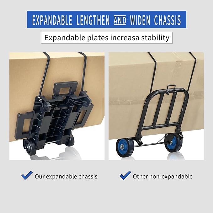 Aluminum Folding Hand Trucks, Small Folding Hand Truck Dolly - Image 7