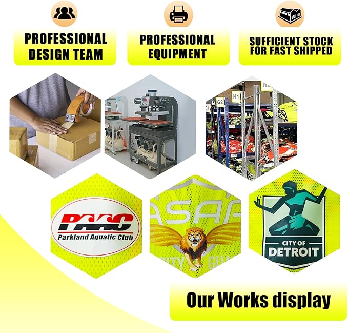 Custom Safety Vest with Logo Pockets High Visibility Reflective Vests - Image 6