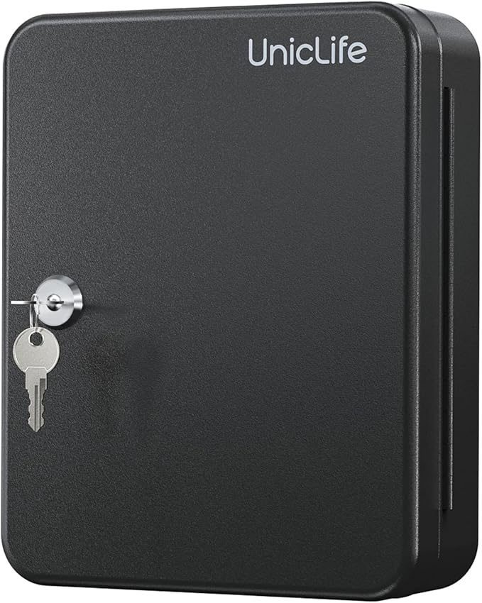 Uniclife Steel Key Cabinet Wall Mounted Organizer - Image 9