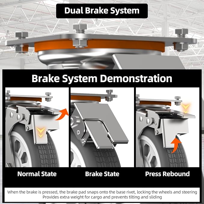 Heavy Duty Platform Truck Cart, Flatbed Cart Folding Hand Trucks, - Image 3