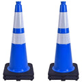 OrangeStar 4-Pack 28" Traffic Cones, Heavy Duty Base by OrangeStar