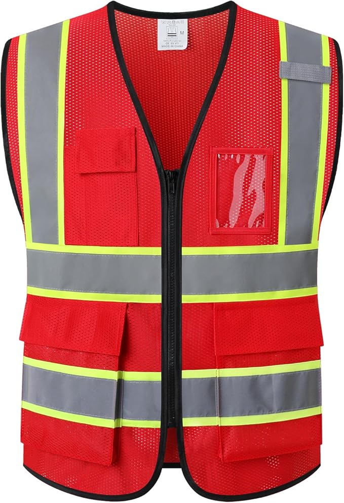 Reflective Mesh Safety Vest for Men Women by Ekkosafety