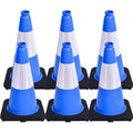 BESEA 6Pack 18 Inch Blue Traffic Cones by BeSea
