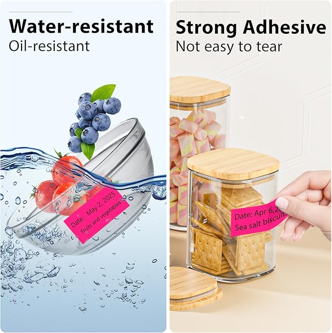 1x2 Inch Thermal Labels, Waterproof Removable Blank Stickers - Image 4