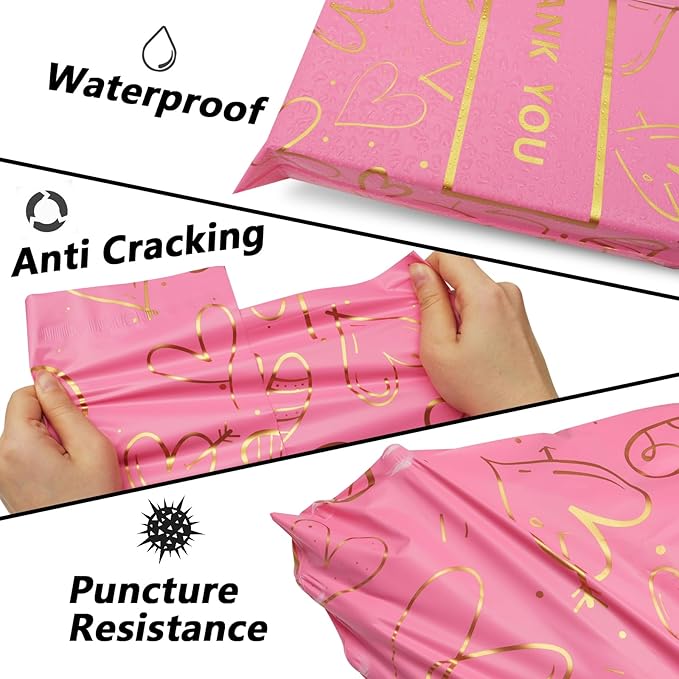 Thank You Poly Mailers 6x9 Inch 100 Pcs - Image 4