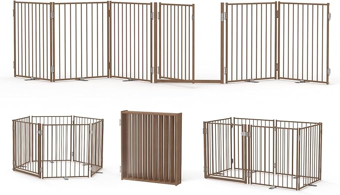 No Pawblems Free Standing Dog Gate by NoPawblems