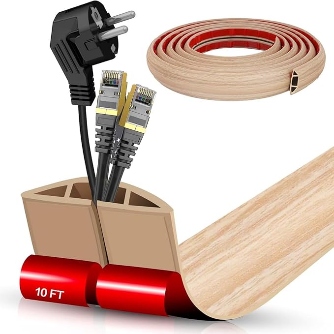 Floor Cable Cover Strips SelfAdhesive Cord Organizers - Image 8