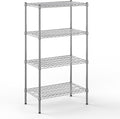 18" Deep x 30" Wide x 54" Height Wire Shelving Kit | 4-Tier | NSF Commercial by Regal+Altair