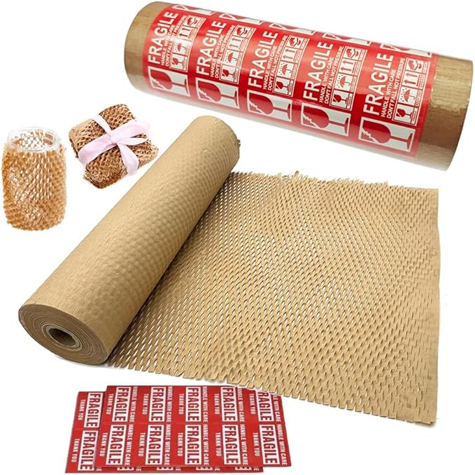 Honeycomb Packing Paper 12" W x 220' L Packing Paper by Unknown