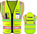 YOWESHOP High Visibility Reflective Safety Vest by YOWESHOP