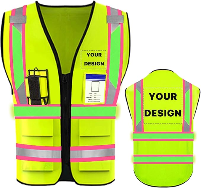 YOWESHOP High Visibility Reflective Safety Vest by YOWESHOP