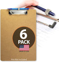 Officemate Wood Clipboard, Letter Size, Low Profile Clip by Officemate