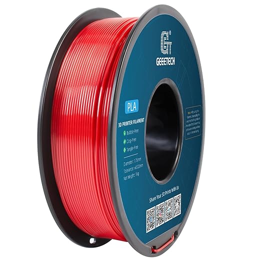 Geeetech Red PLA Filament 1.75mm 1KG, 3D Printer Filament Dimensional Accuracy - Image 6