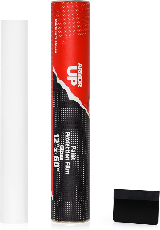 12"x 60", Full-Size Trucks or SUVs. 8-mil Thick, Non-Yellowing, Optical Clarity by ARMOR+UP