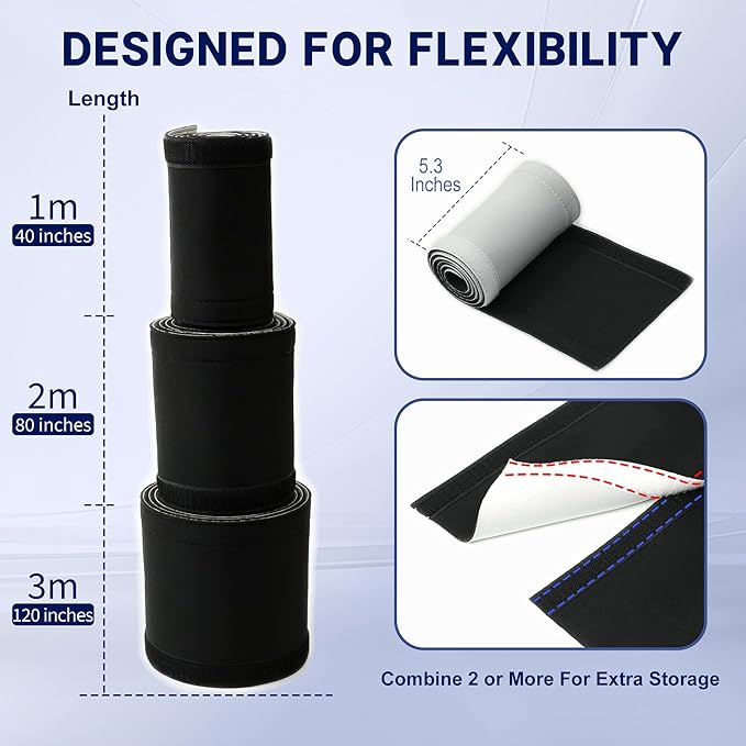 Neoprene Cable Management Sleeve 6.6ft - Image 4