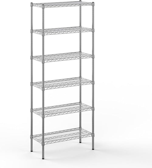 14" Deep x 30" Wide x 74" Height Wire Shelving Kit | 6-Tier | NSF Commercial by Regal+Altair