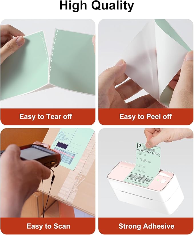 Phomemo 4x6 Thermal Labels for Shipping Label Printer - Image 4