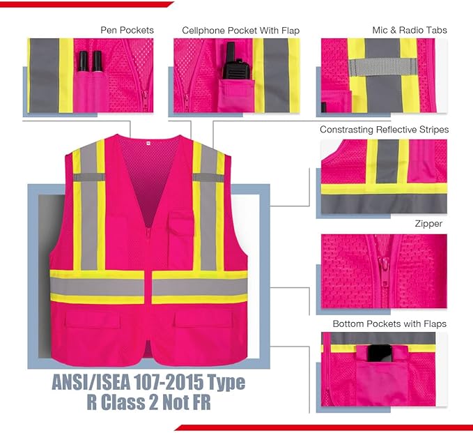 KAYGO Safety Vest with Pockets - Image 2