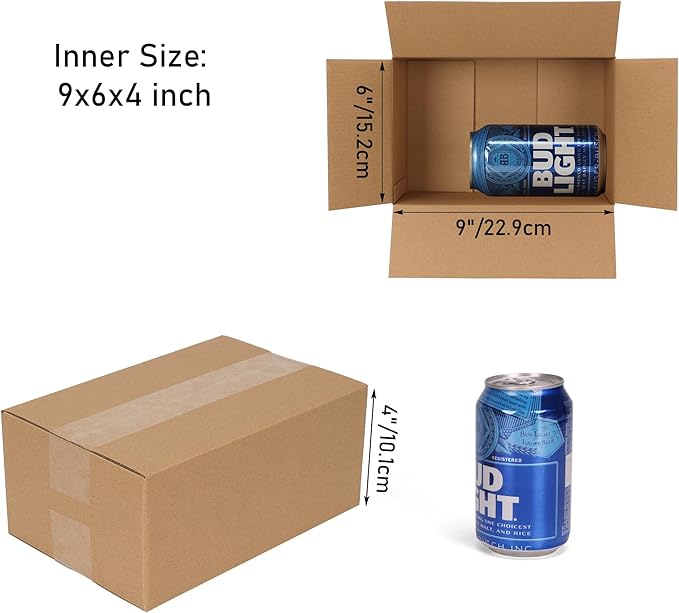 CRUGLA 40 Packs 9x6x4 Shipping Boxes - Image 3
