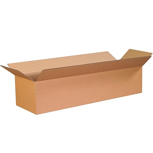 BOX USA Shipping Boxes 26"L x 6"W x 6"H 25-Pack Long Corrugated Boxes by BOXUSA
