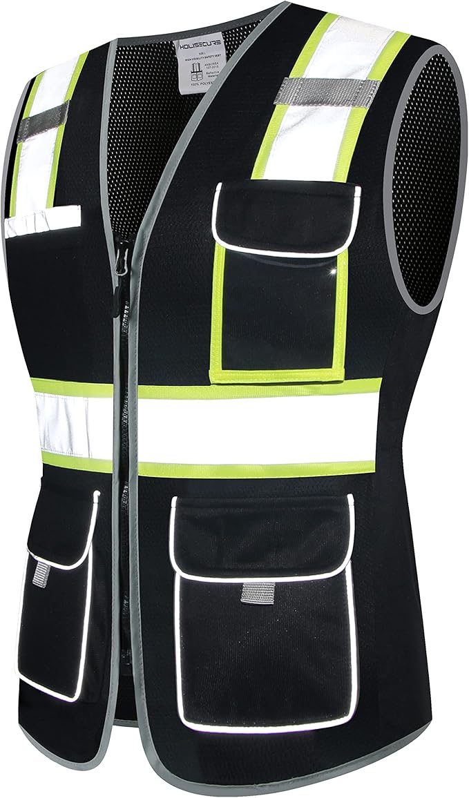 Safety Vest for women, Hi vis Reflective Lady Work vest - Image 5