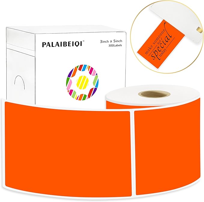 3x5 Inch Thermal Label Stickers, Moving Boxes, Address & Inventory Organization by Palaibeiqi