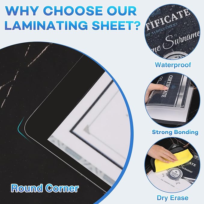 600 Pack Laminating Sheets, Holds 8.5 x 11 Inch Sheets, 3 mil, 8.9" x 11.4" - Image 4