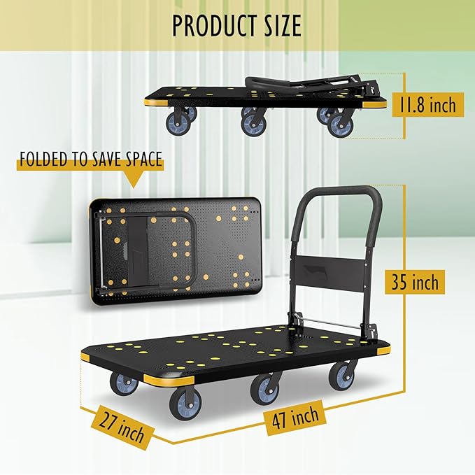 Heavy-Duty Foldable Platform Cart - Image 5