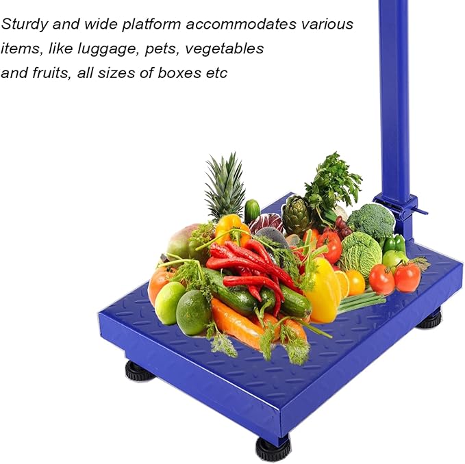 TUFFIOM 661lbs Weight Electronic Platform Scale, Digital Floor Heavy Duty - Image 3