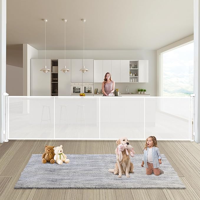 Retractable Baby Gates Dog Gate by Pravoluxmax